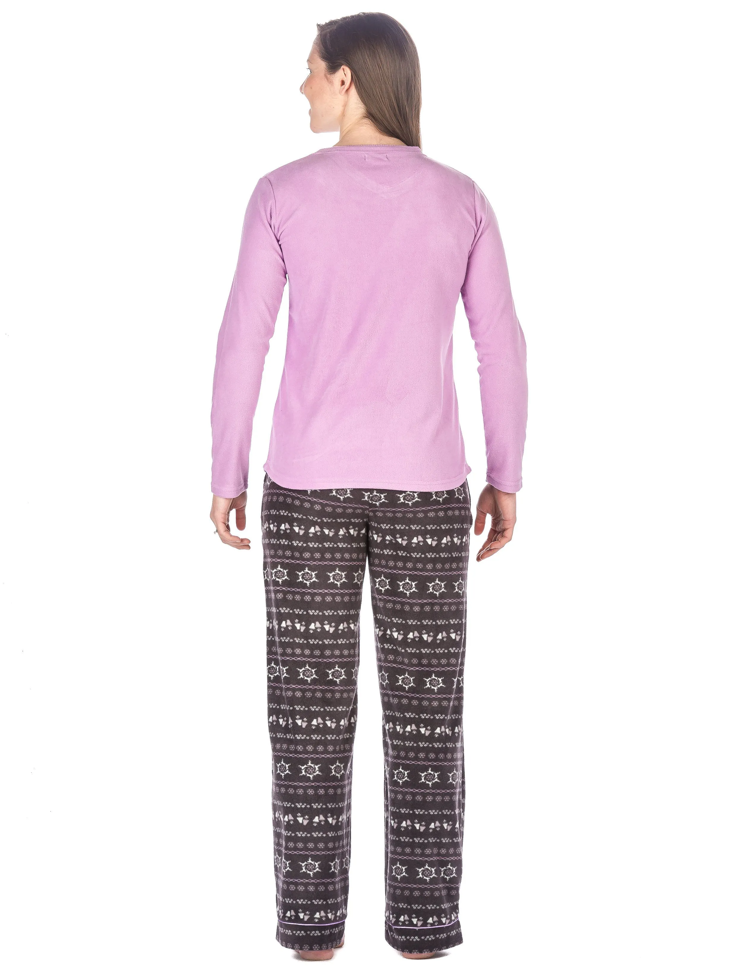 Womens Microfleece Lounge Set