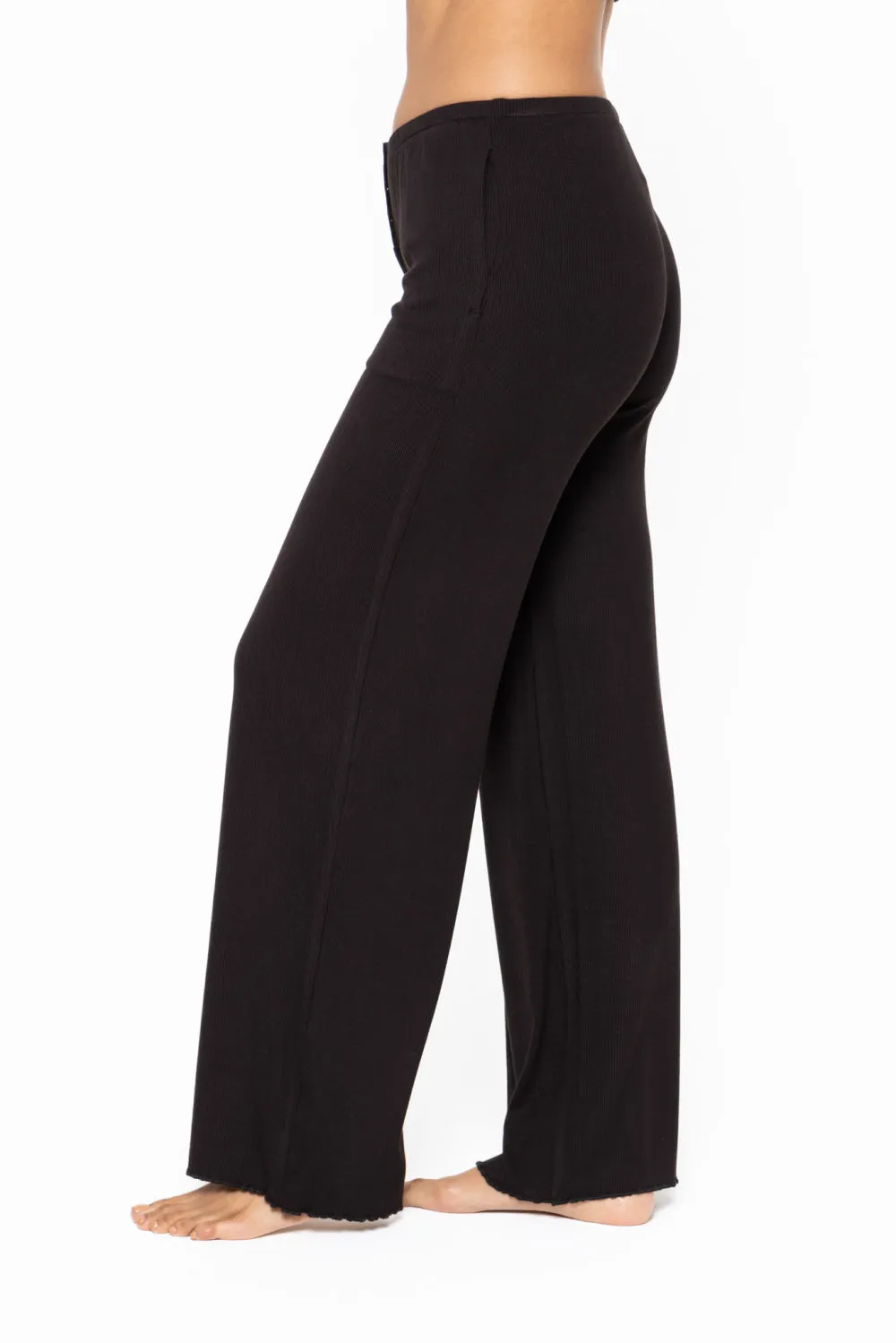 Women's Mono B | Bamboo Blend Lounge Pants | Black