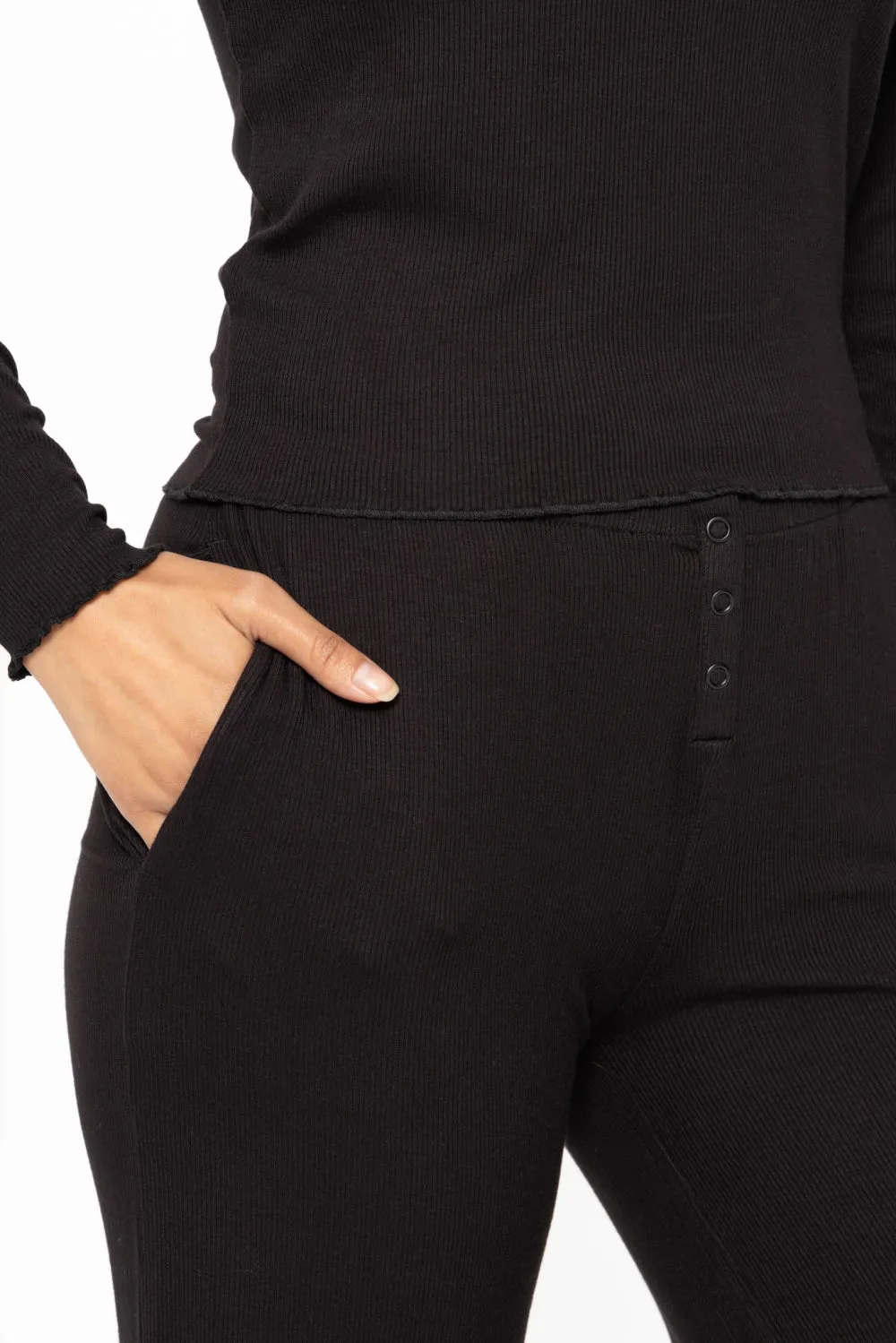 Women's Mono B | Bamboo Blend Lounge Pants | Black