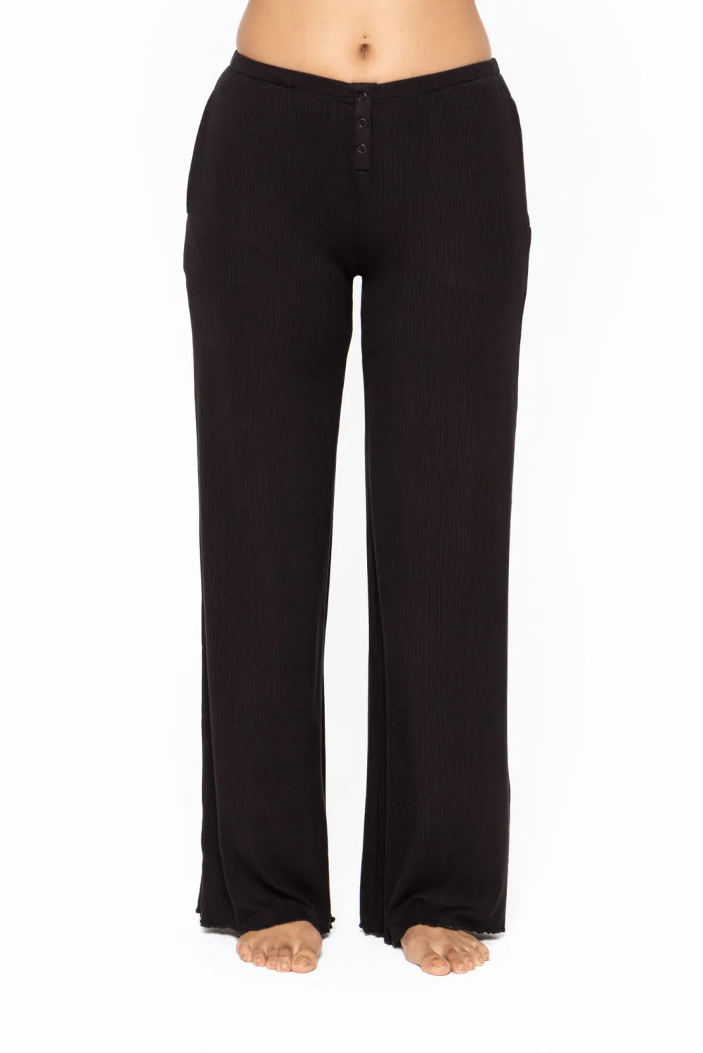 Women's Mono B | Bamboo Blend Lounge Pants | Black