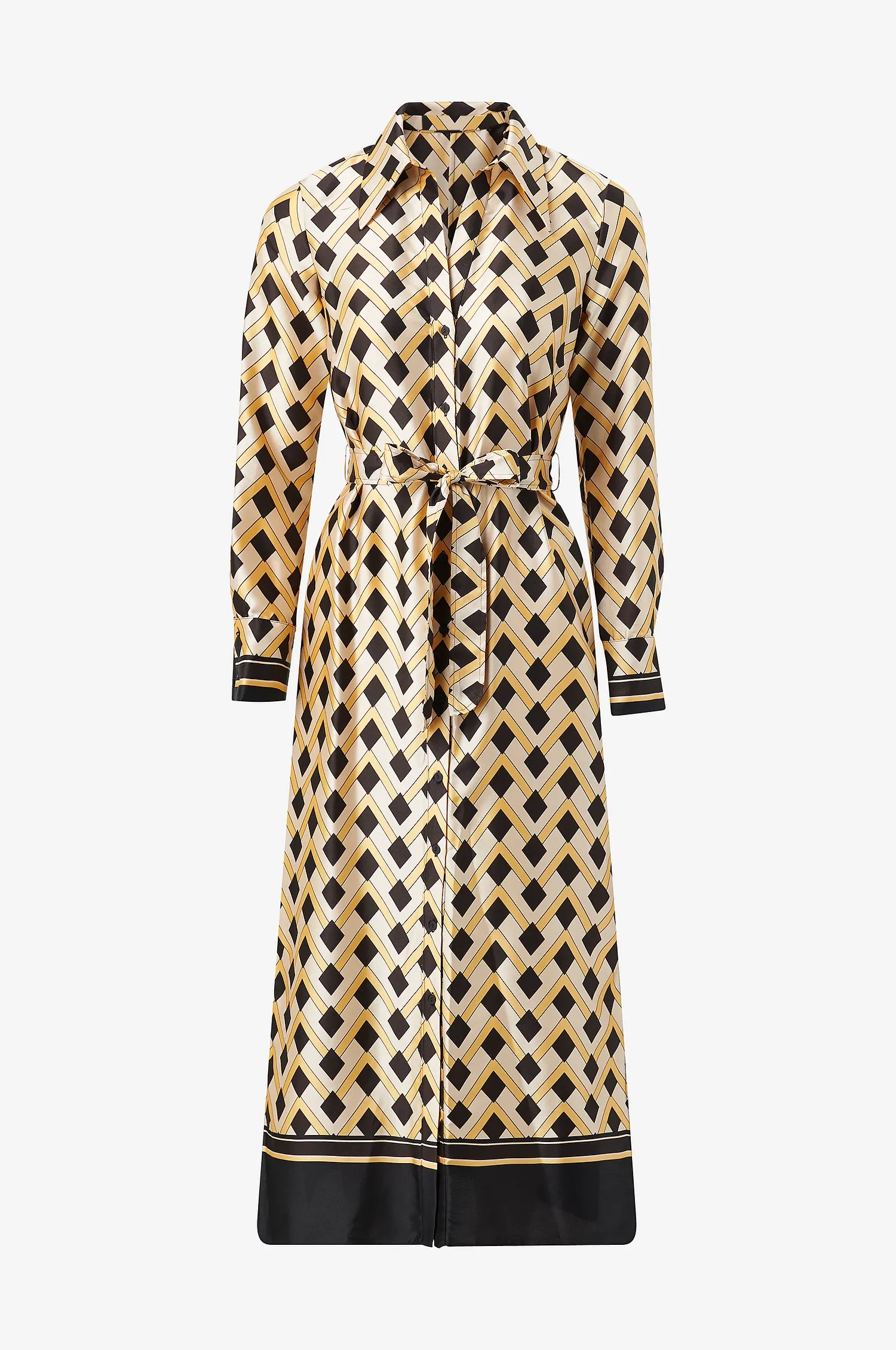 Women's  Multi Color Silk Dresses - BlackBeads