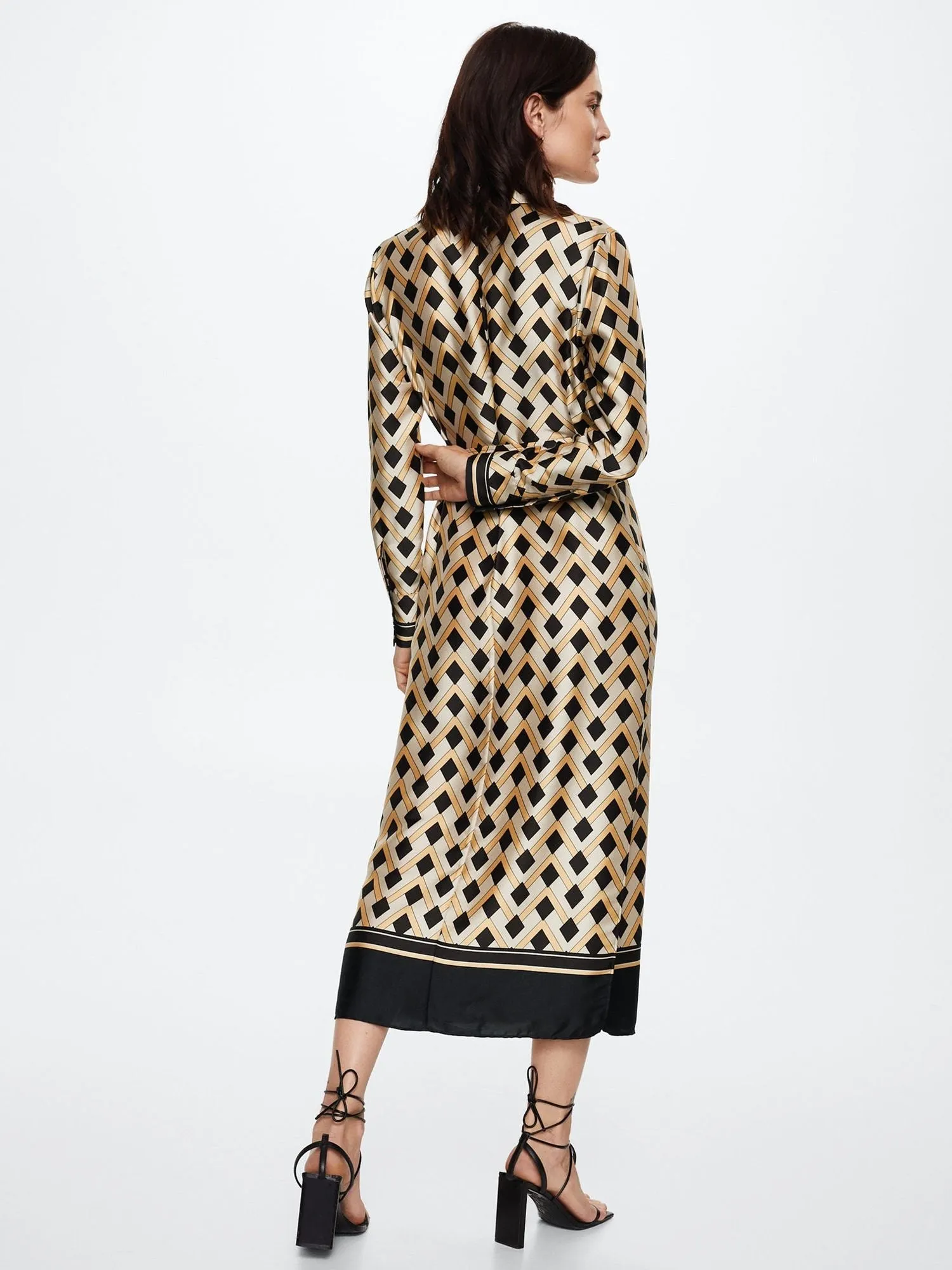 Women's  Multi Color Silk Dresses - BlackBeads