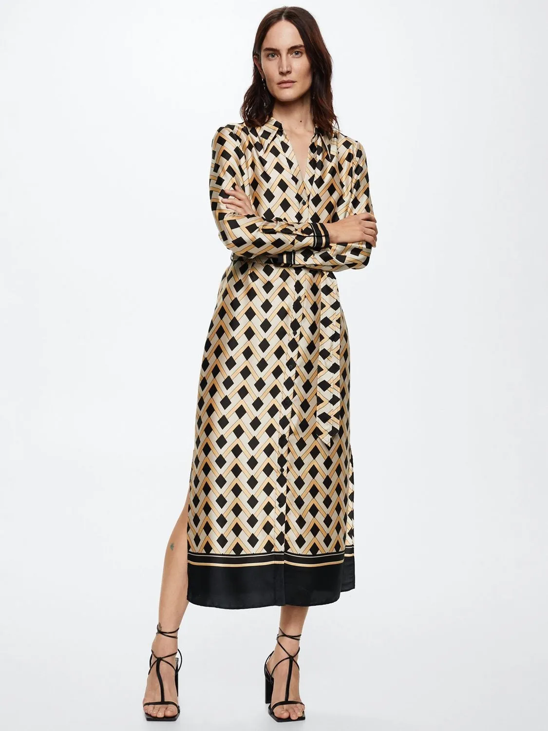 Women's  Multi Color Silk Dresses - BlackBeads