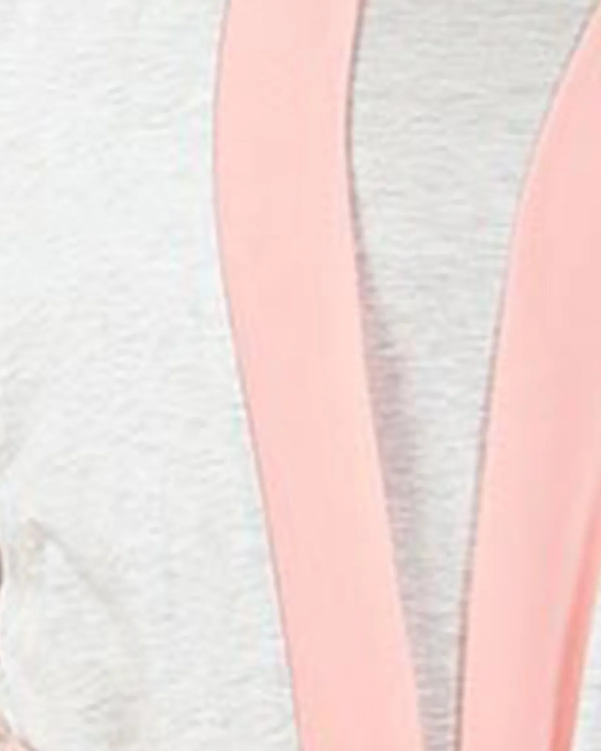 Women's Peach Pink Lace Trim Lightweight Cotton Blend Robe