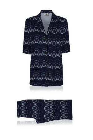 Womens Silk Pajamas Set