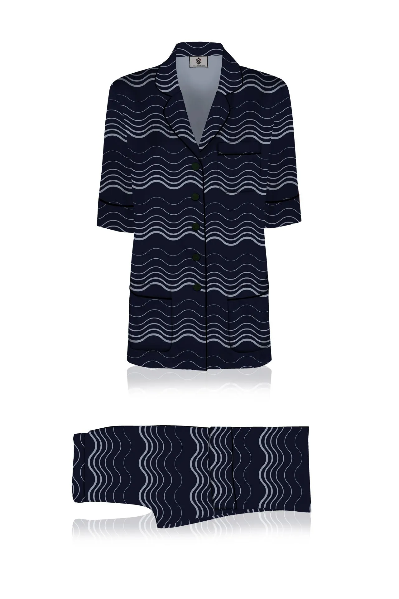 Womens Silk Pajamas Set