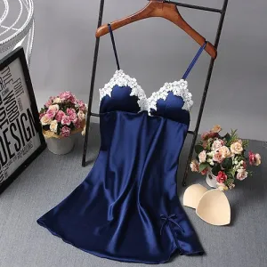 Women's Silk V-Neck Nightgown