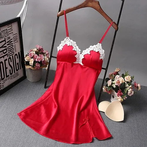 Women's Silk V-Neck Nightgown