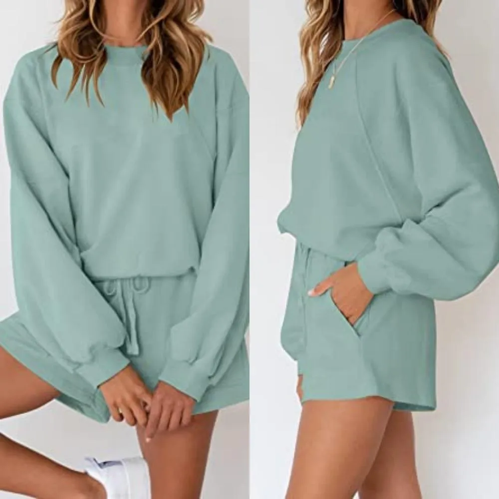 Women's Sleeve Lounge Sets Oversized