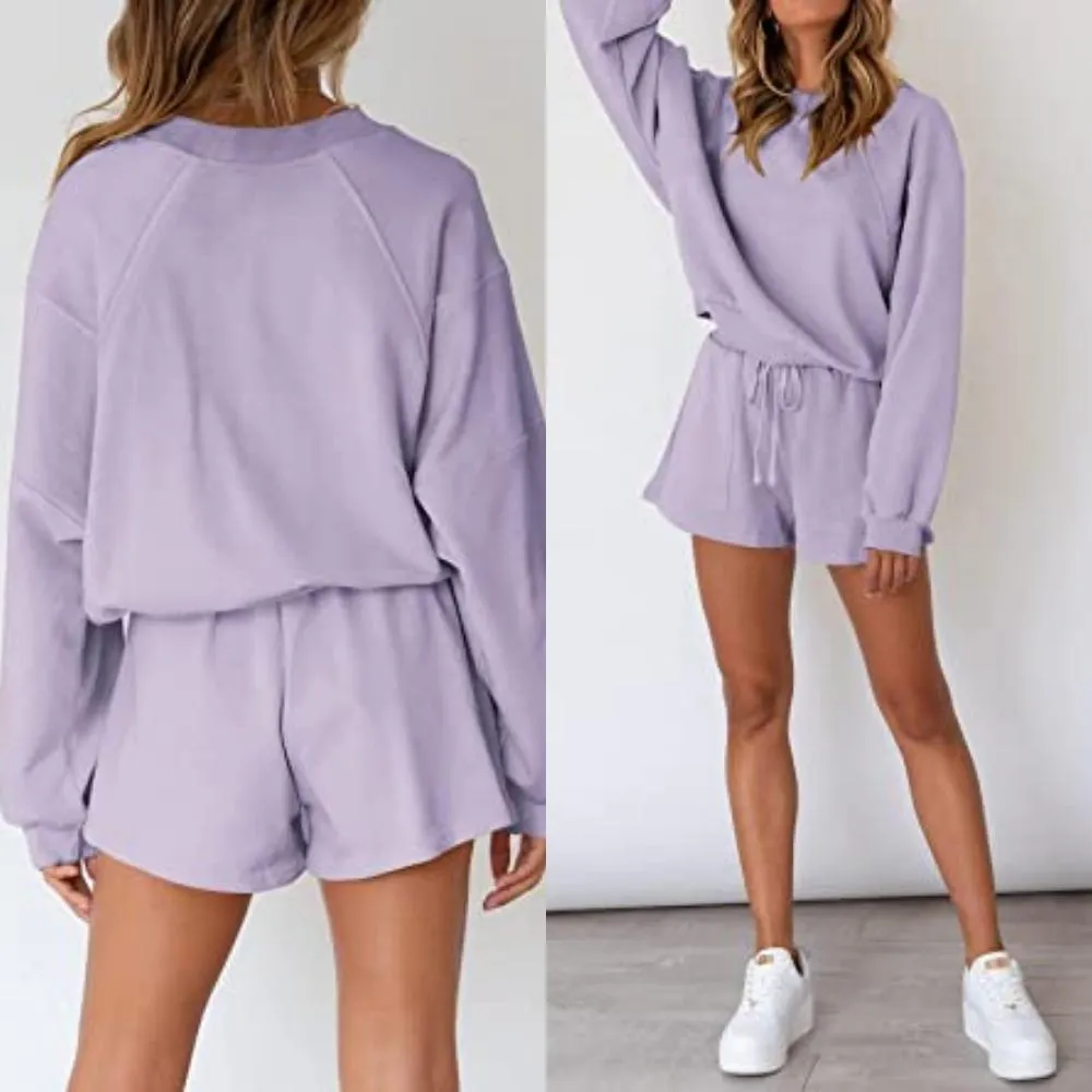 Women's Sleeve Lounge Sets Oversized