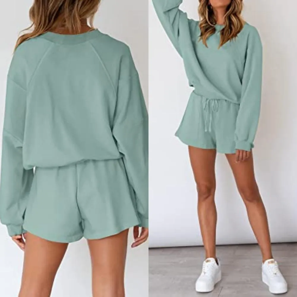 Women's Sleeve Lounge Sets Oversized