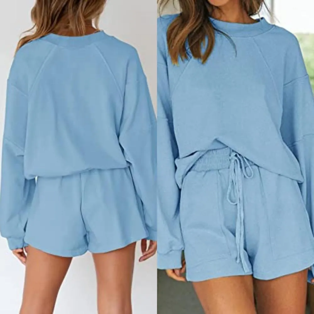 Women's Sleeve Lounge Sets Oversized