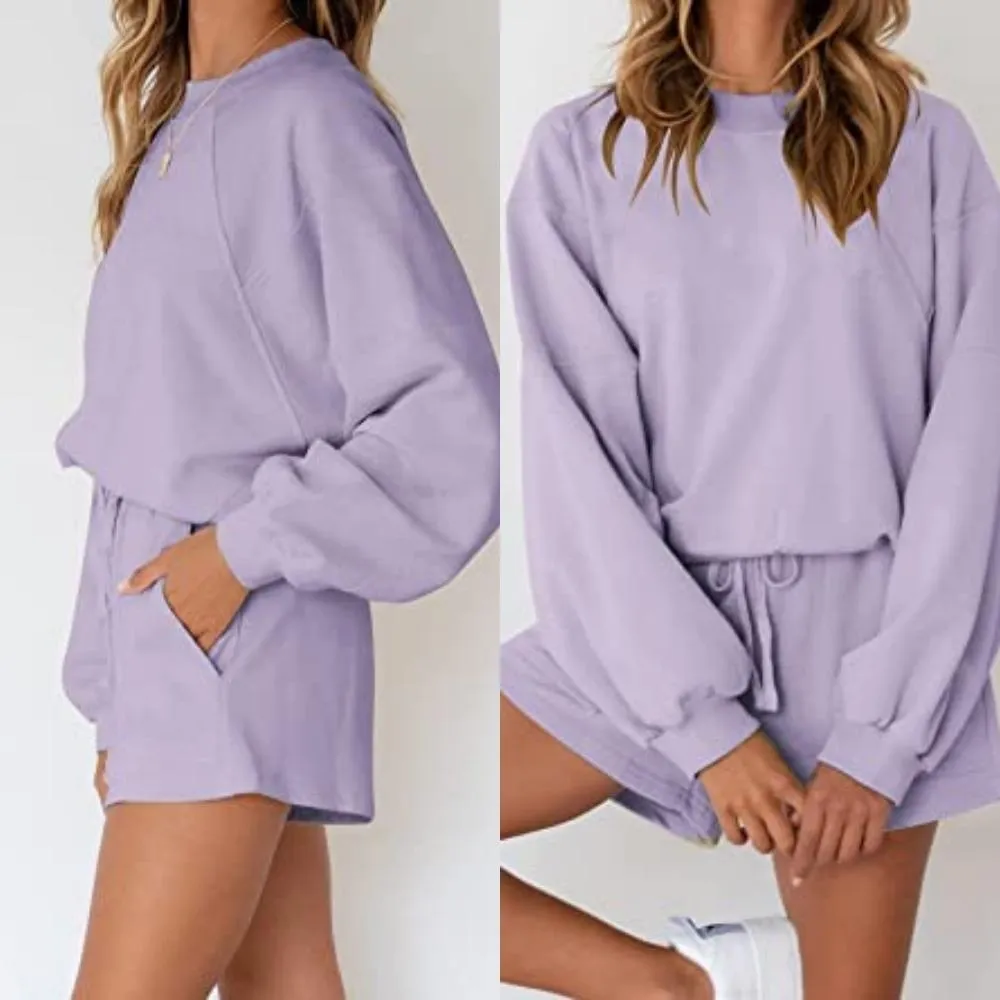 Women's Sleeve Lounge Sets Oversized