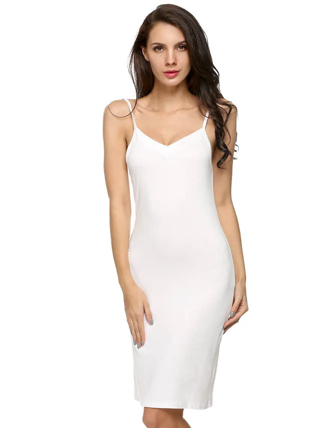 Women's Sleeveless V-Neck Nightgown