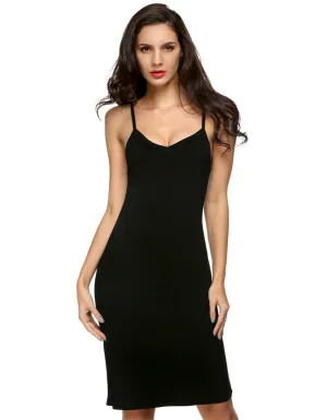 Women's Sleeveless V-Neck Nightgown
