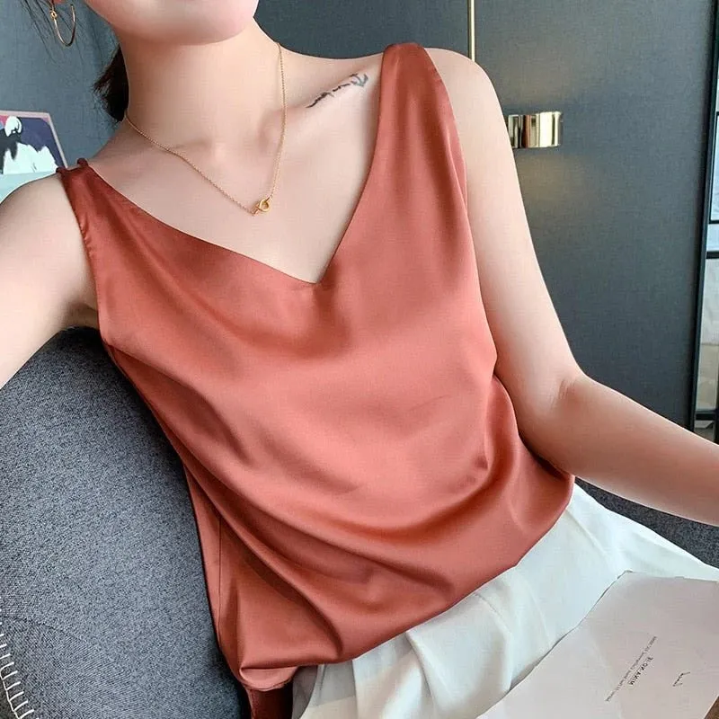 Women's Soft Silk Tank Top