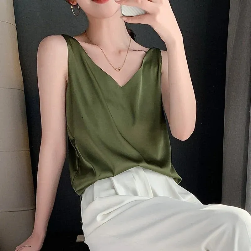 Women's Soft Silk Tank Top