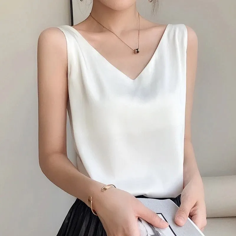 Women's Soft Silk Tank Top