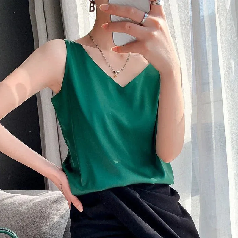 Women's Soft Silk Tank Top