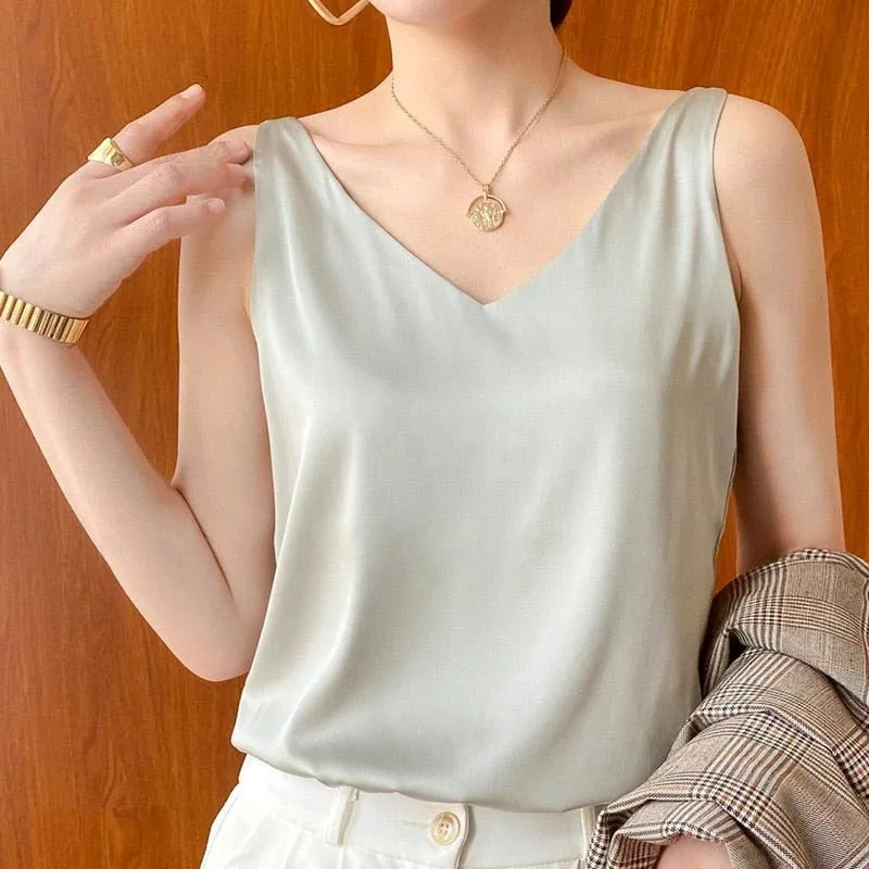 Women's Soft Silk Tank Top