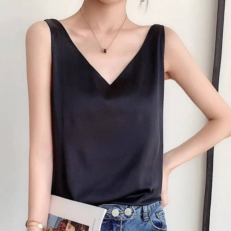Women's Soft Silk Tank Top