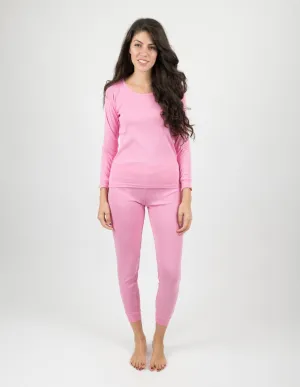 Women's Solid Pink Pajamas