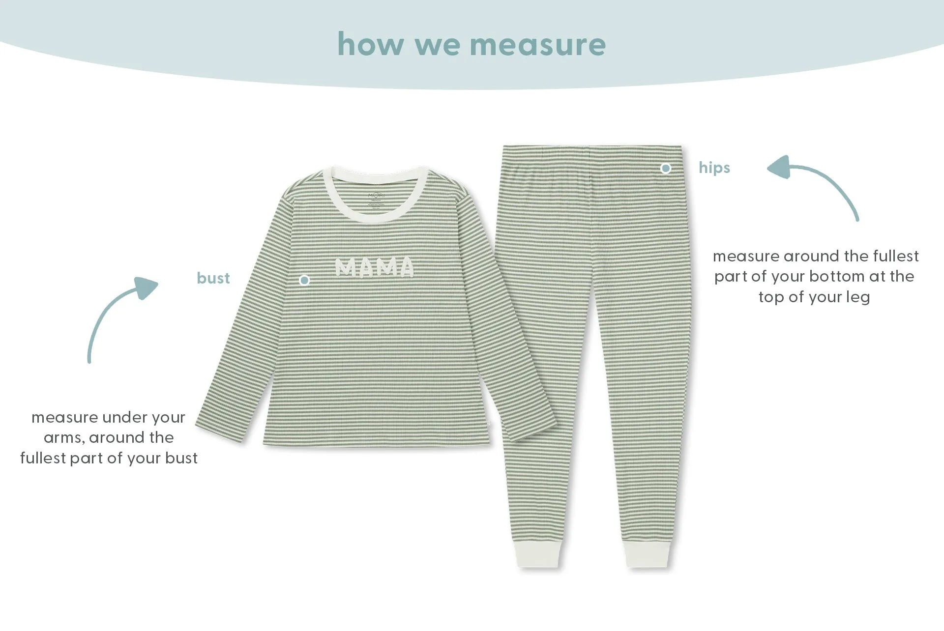 Women's Striped Ribbed Pajama Set