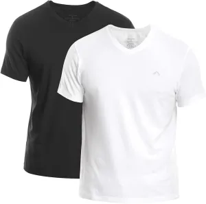 Womens V Neck Short Sleeve T-Shirt | Classic-Fit Ultra Soft Cotton Modal Stretch Vneck
