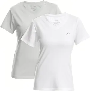 Womens V Neck Short Sleeve T-Shirt | Classic-Fit Ultra Soft Cotton Modal Stretch Vneck
