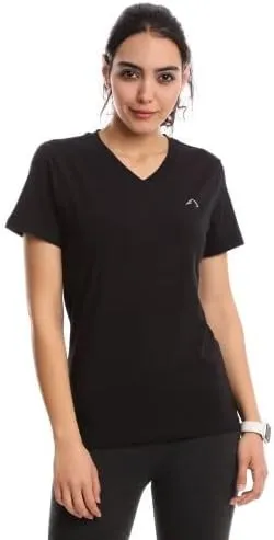 Womens V Neck Short Sleeve T-Shirt | Classic-Fit Ultra Soft Cotton Modal Stretch Vneck