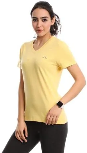 Womens V Neck Short Sleeve T-Shirt | Classic-Fit Ultra Soft Cotton Modal Stretch Vneck
