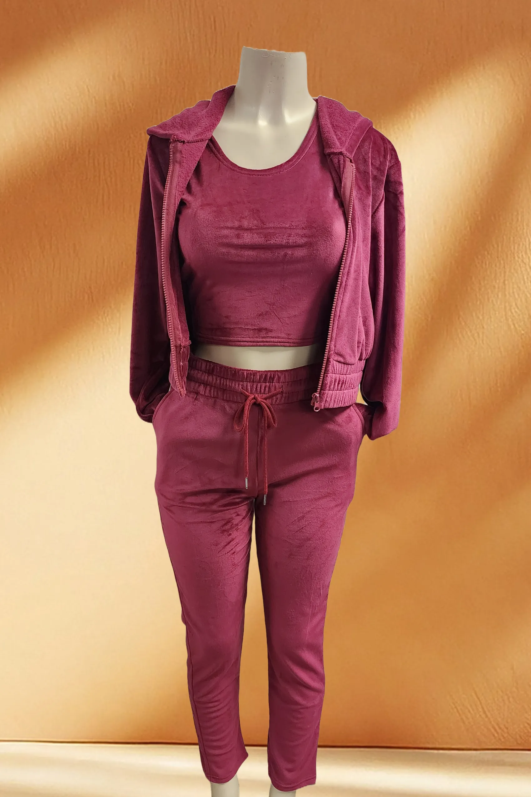 Women's Velvet 3 Piece Set