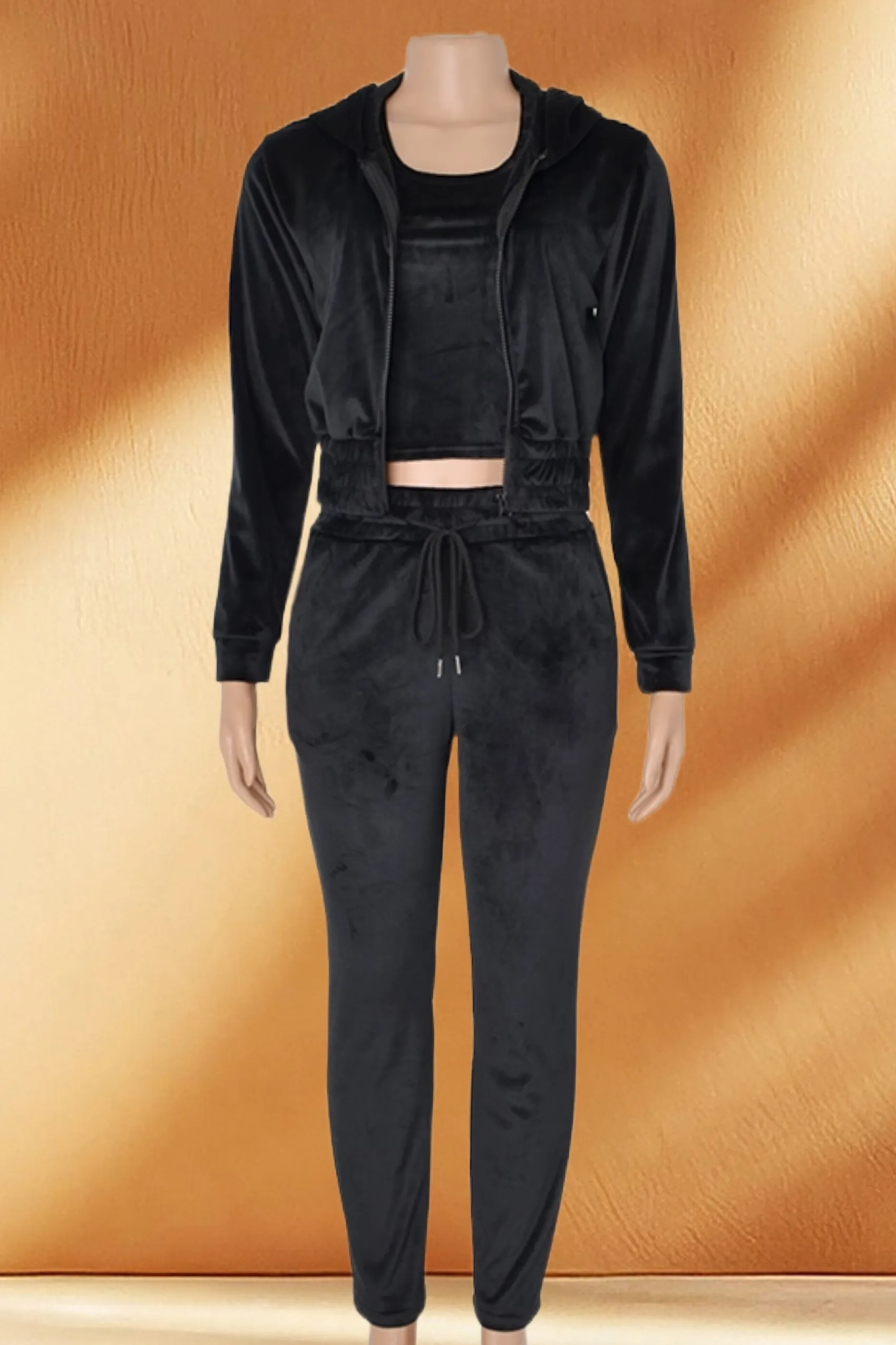 Women's Velvet 3 Piece Set