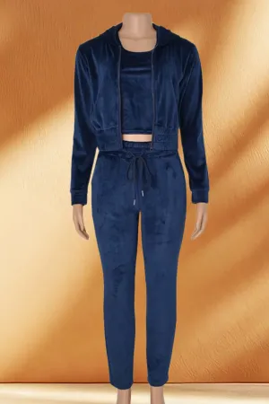 Women's Velvet 3 Piece Set