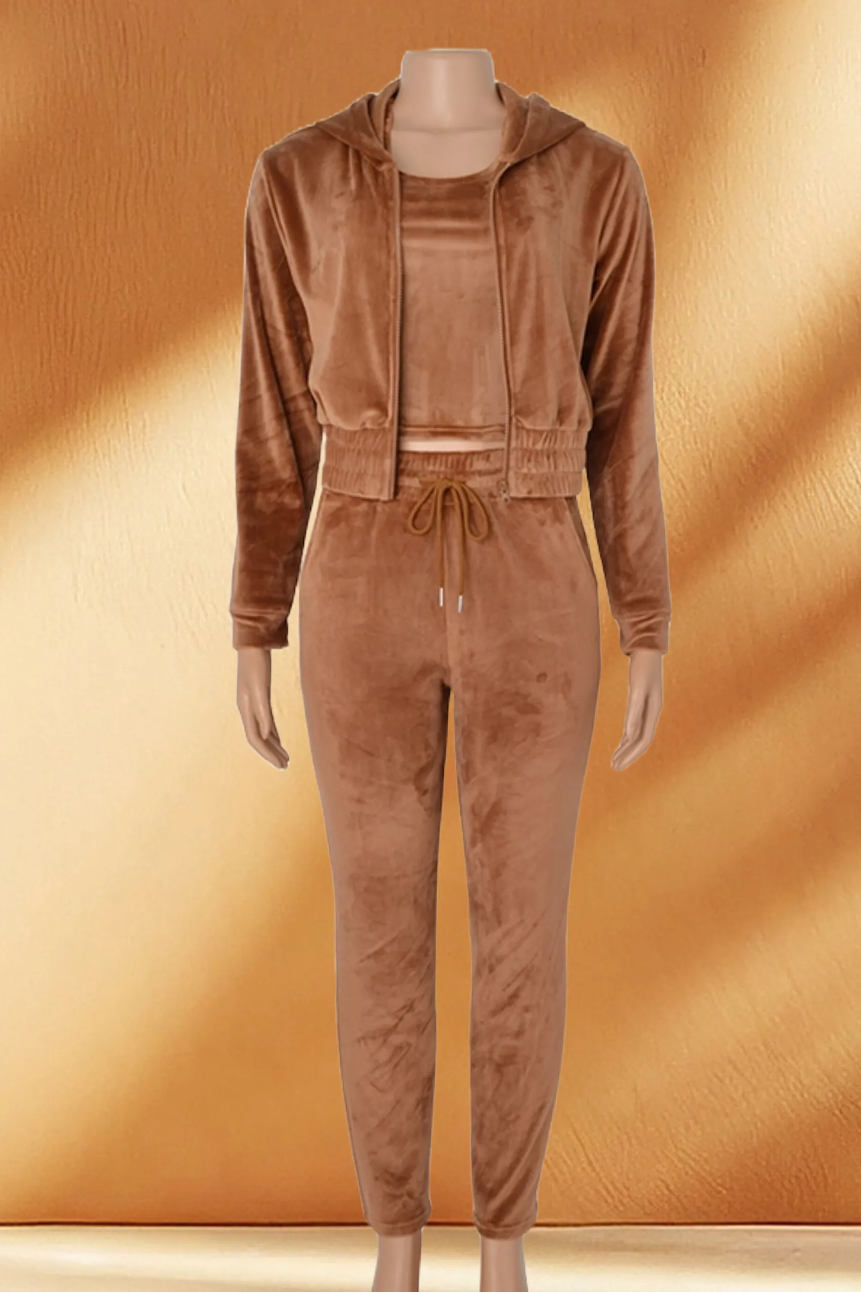 Women's Velvet 3 Piece Set