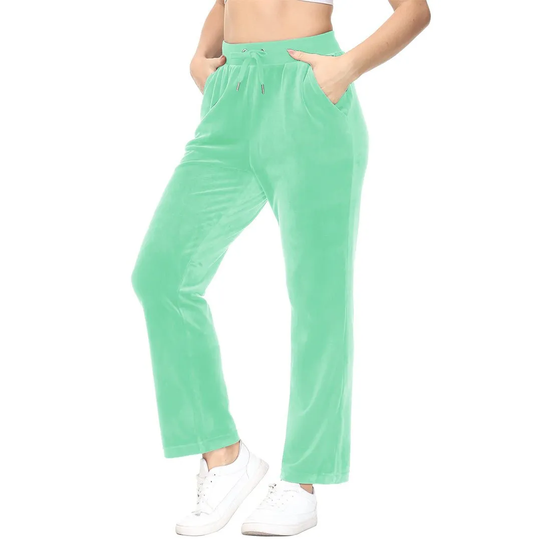 Women's Velvet Casual Jogger Sweatpants
