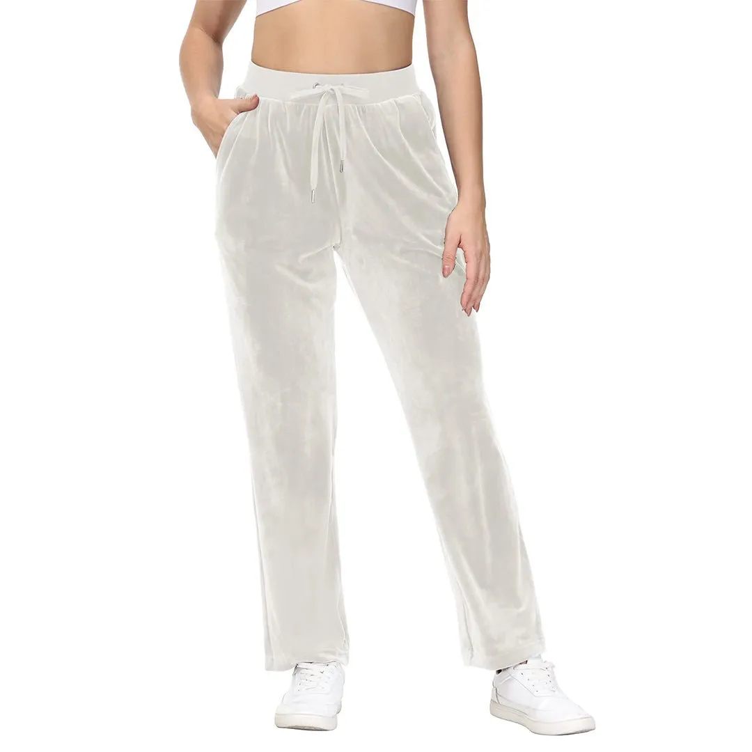 Women's Velvet Casual Jogger Sweatpants