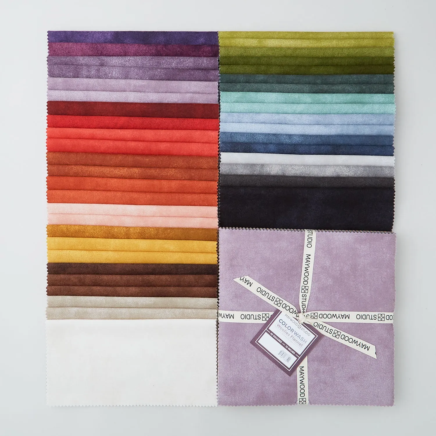 Woolies Flannel - Colorwash 10" Squares