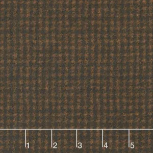 Woolies Flannel - Houndstooth Espresso Yardage