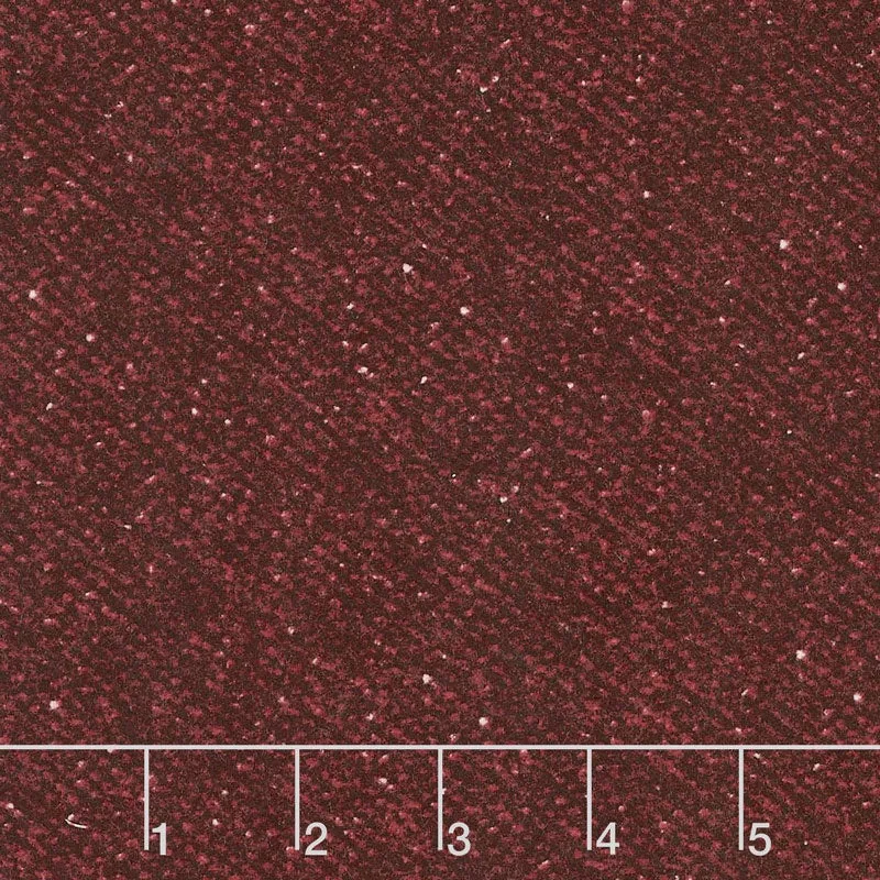 Woolies Flannel - Nubby Tweed Red Yardage