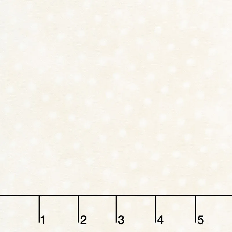 Woolies Flannel - Polka Dots Light Cream Yardage
