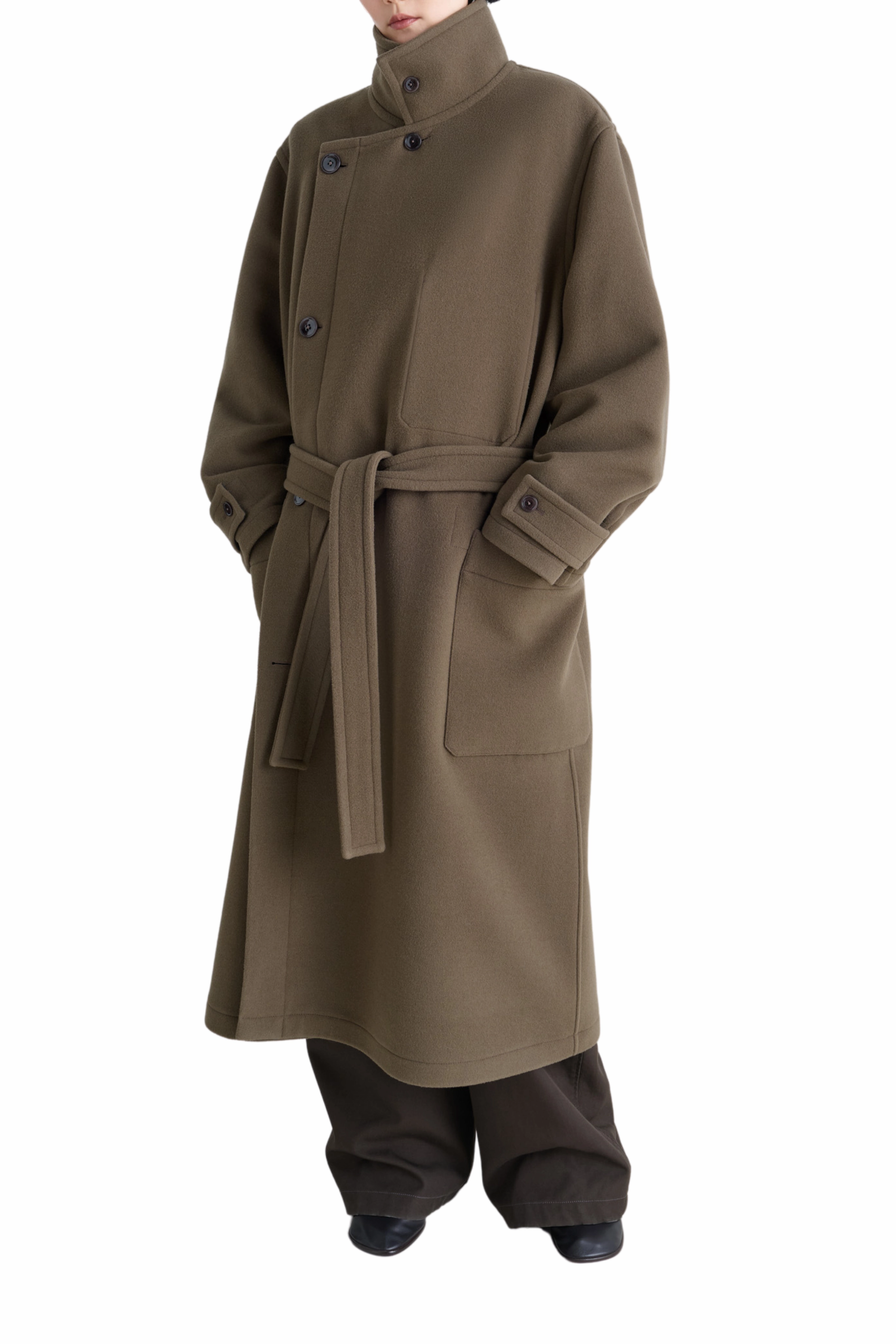 Wrap Coat Button Fastenings