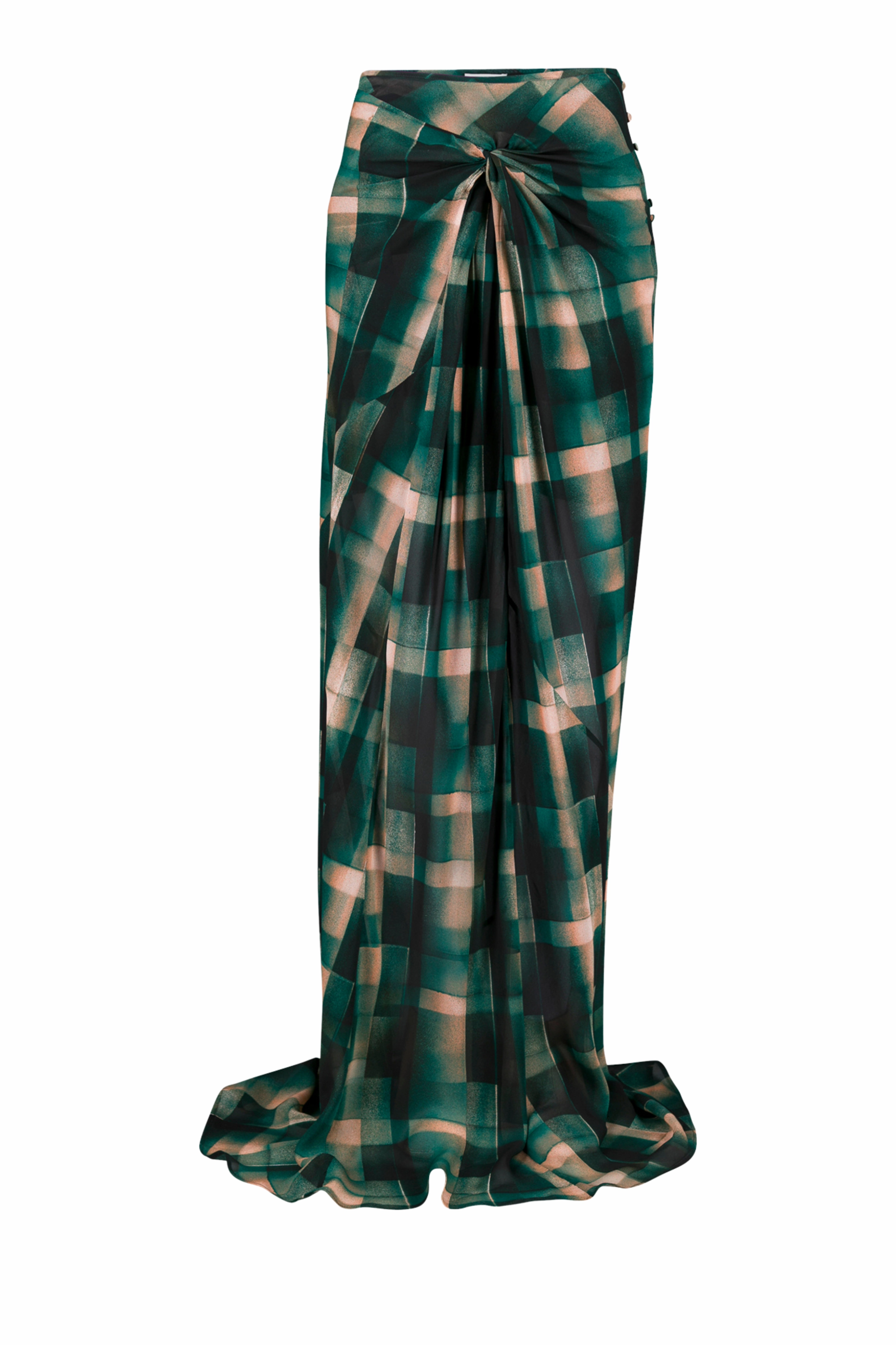 Rolled Hem Smila Long Skirt