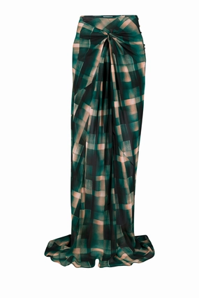 Rolled Hem Smila Long Skirt