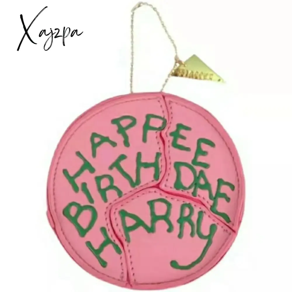 Xajzpa - Retro Kawaii Birthday Cake Women Coin Purse Kawaii Cartoon Harajuku Cute Storage Bag Mini Bag Girl Purses Food Wallet Coin Pouch
