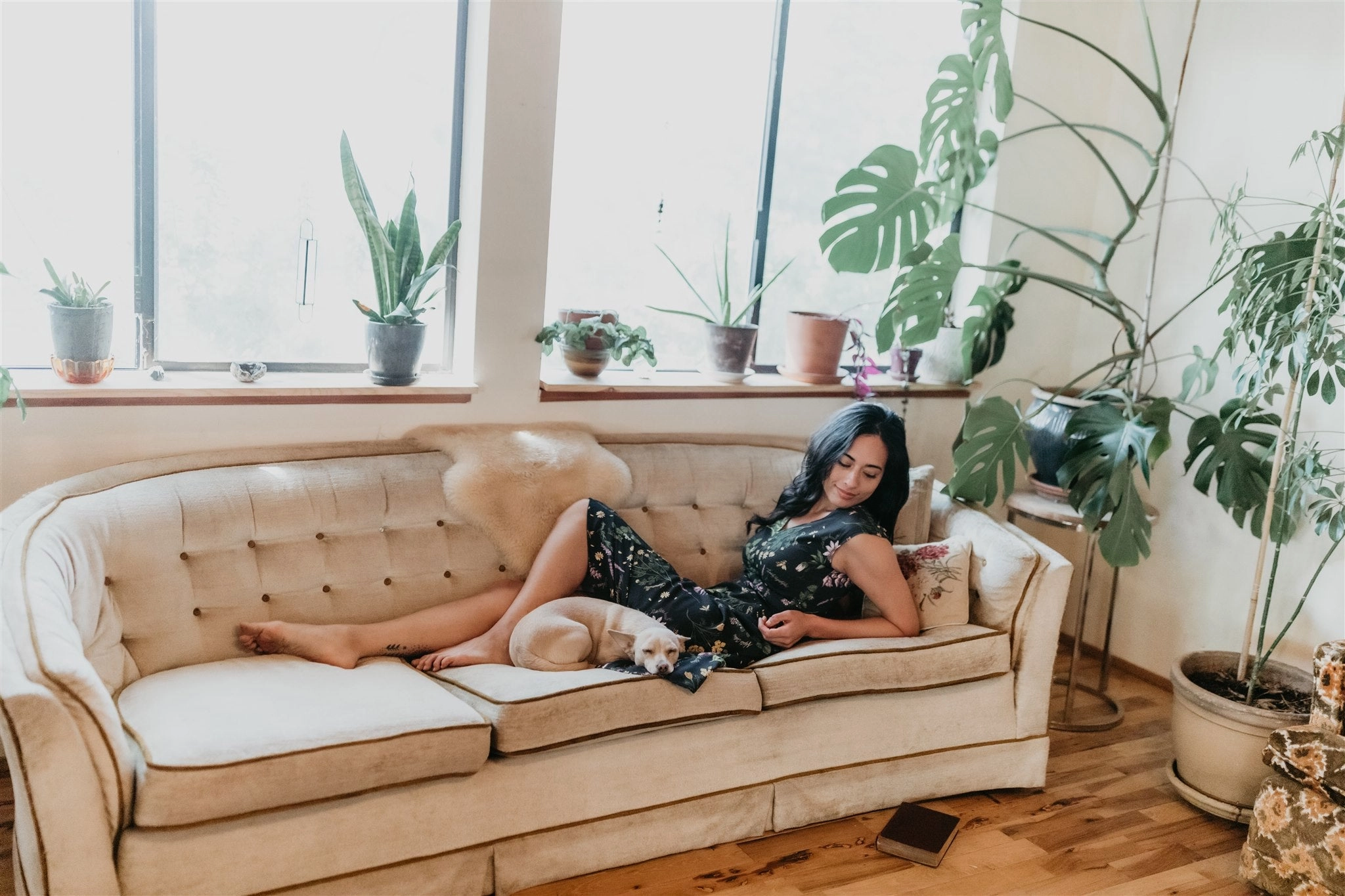 Simple Flow Xena Dress in Ecovero Nervine