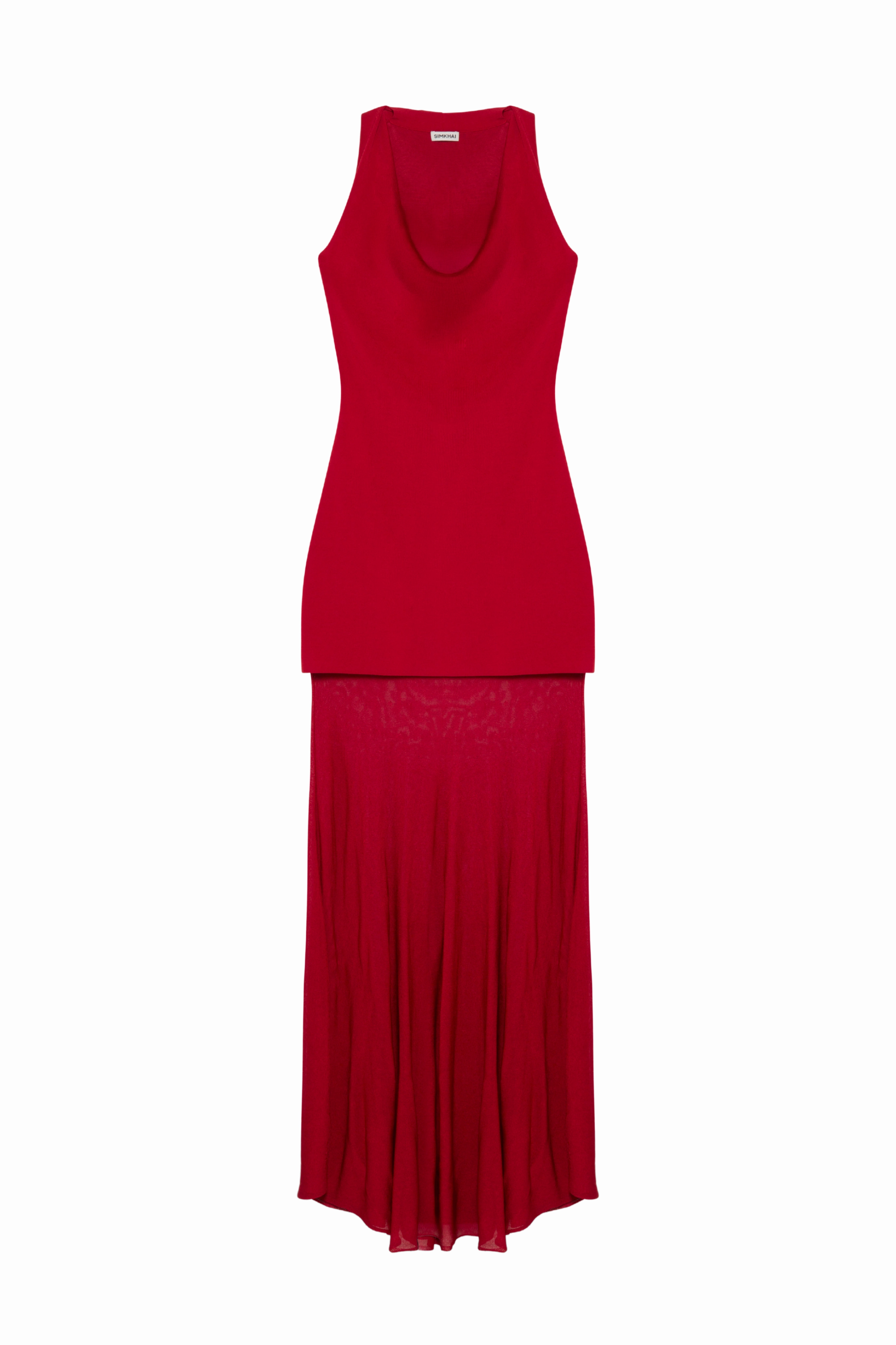 Xena Maxi Halter Dress Minimalist fit-and-flare Relaxed Wear