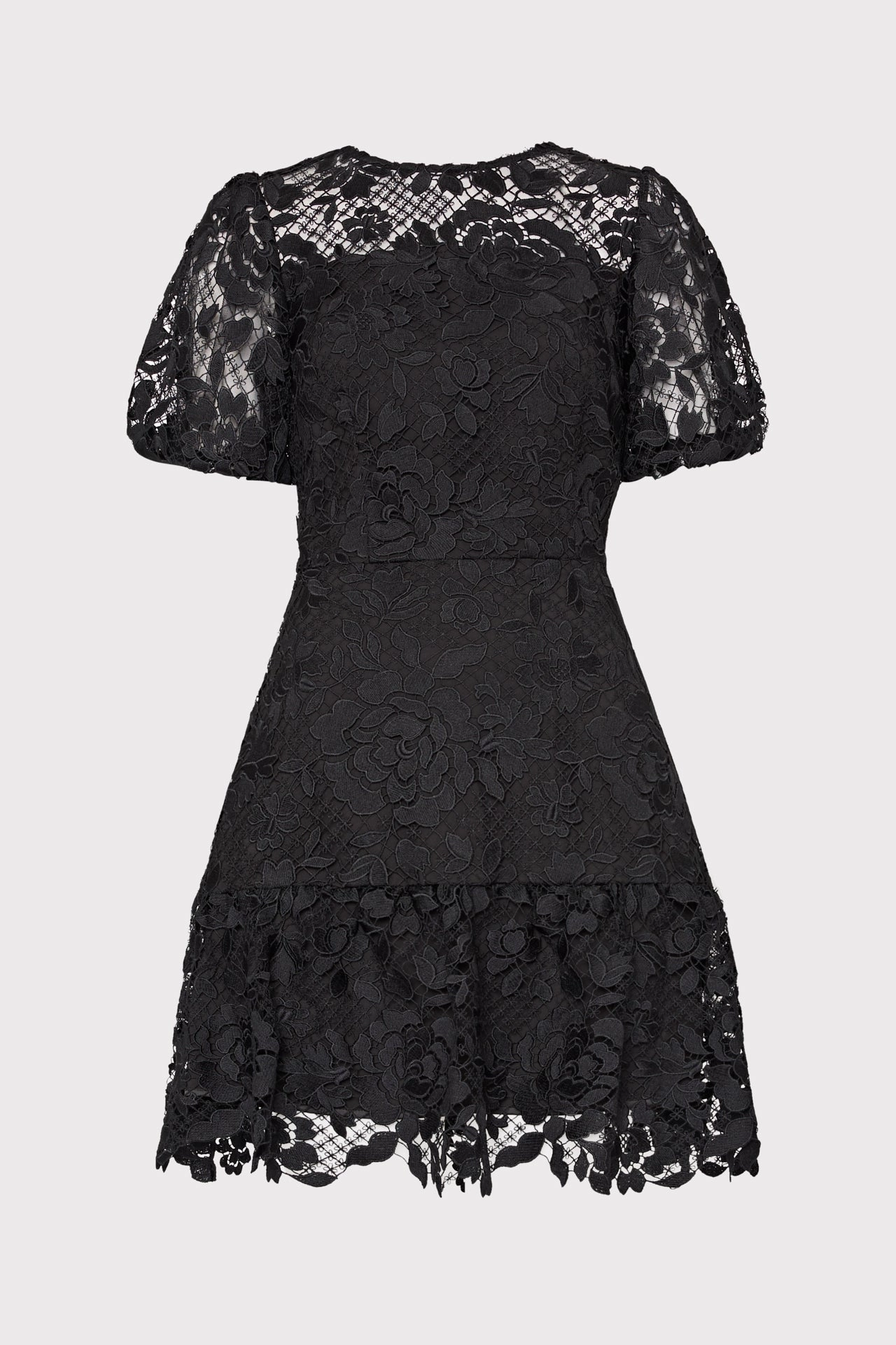Minimal Mood Airy Feel Yasmin Rose Mosaic Mini Dress