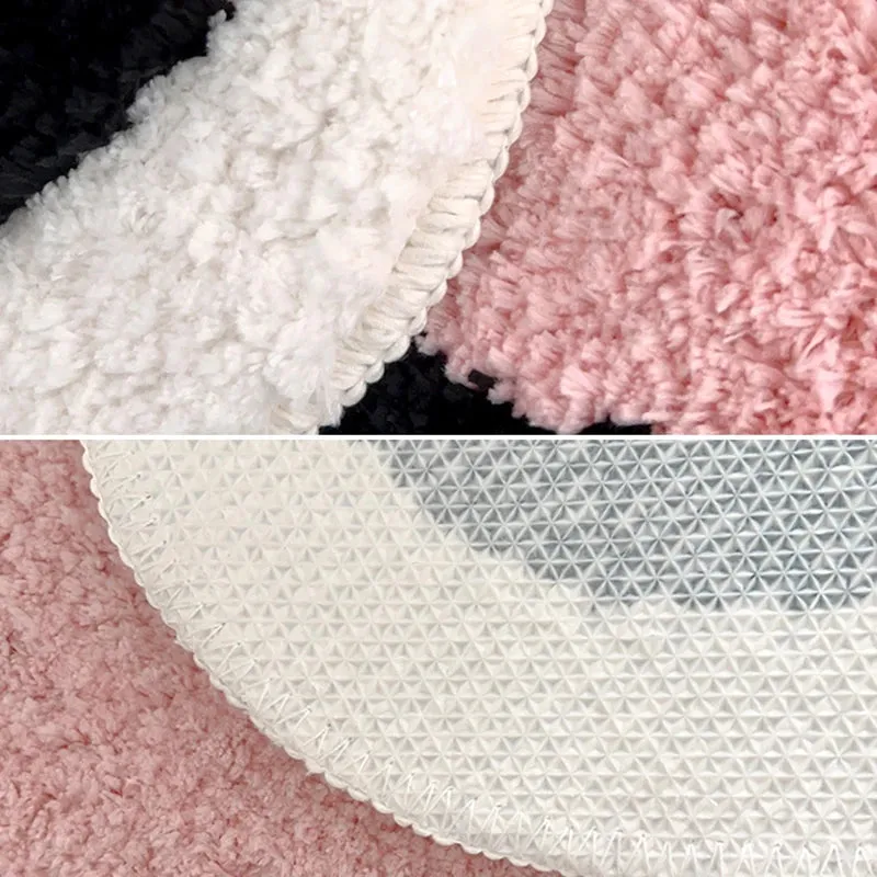 Yeknu Tufting OK Bedroom Mat Kawaii Hand Living Room Carpet Bathmat Anti Slip Rug Floor Pad Doormat Aesthetic Home Decor 65x80cm