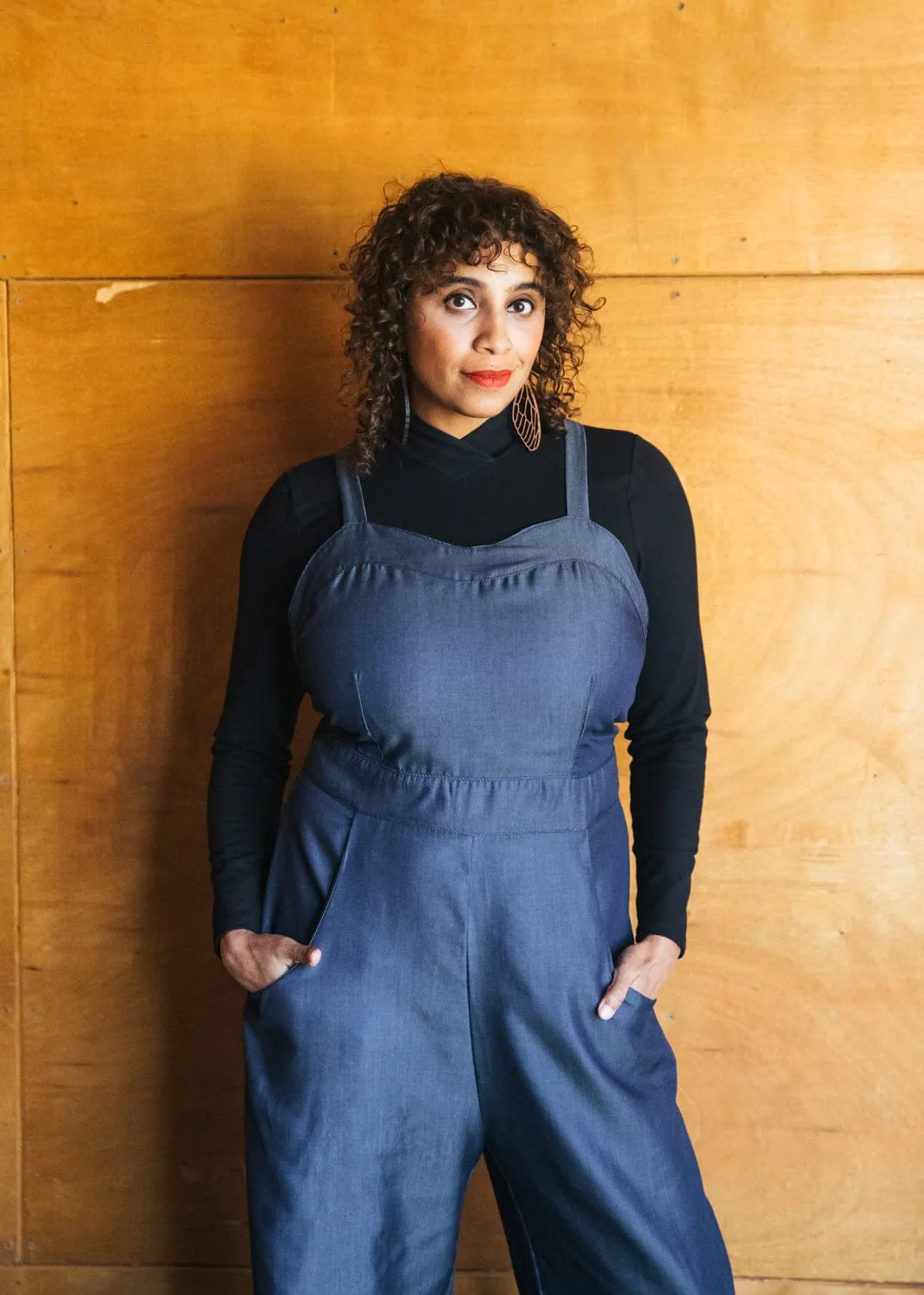 Daywear Yolked Juniper Jumpsuit in Denim Tencel